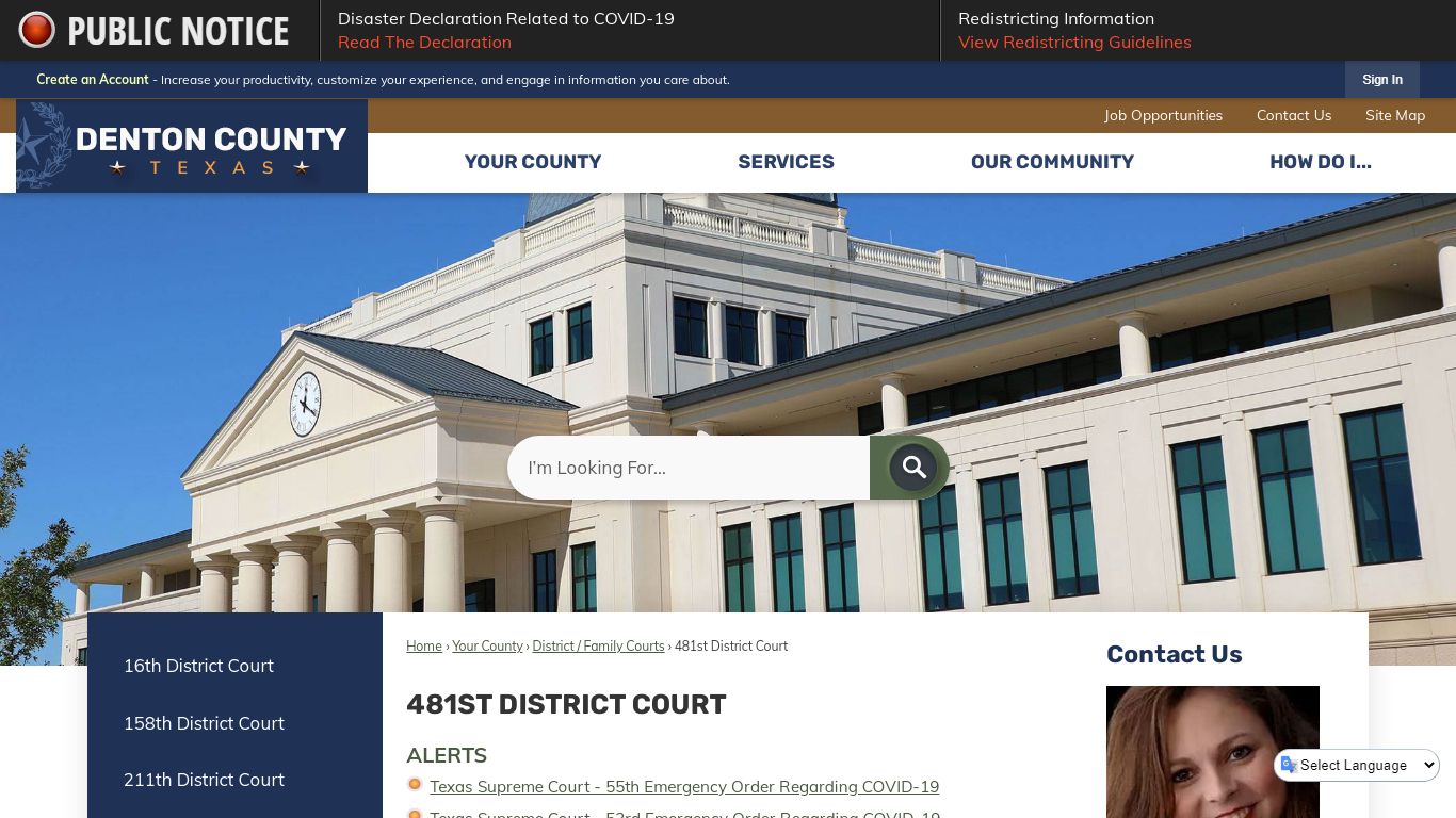 481st District Court | Denton County, TX