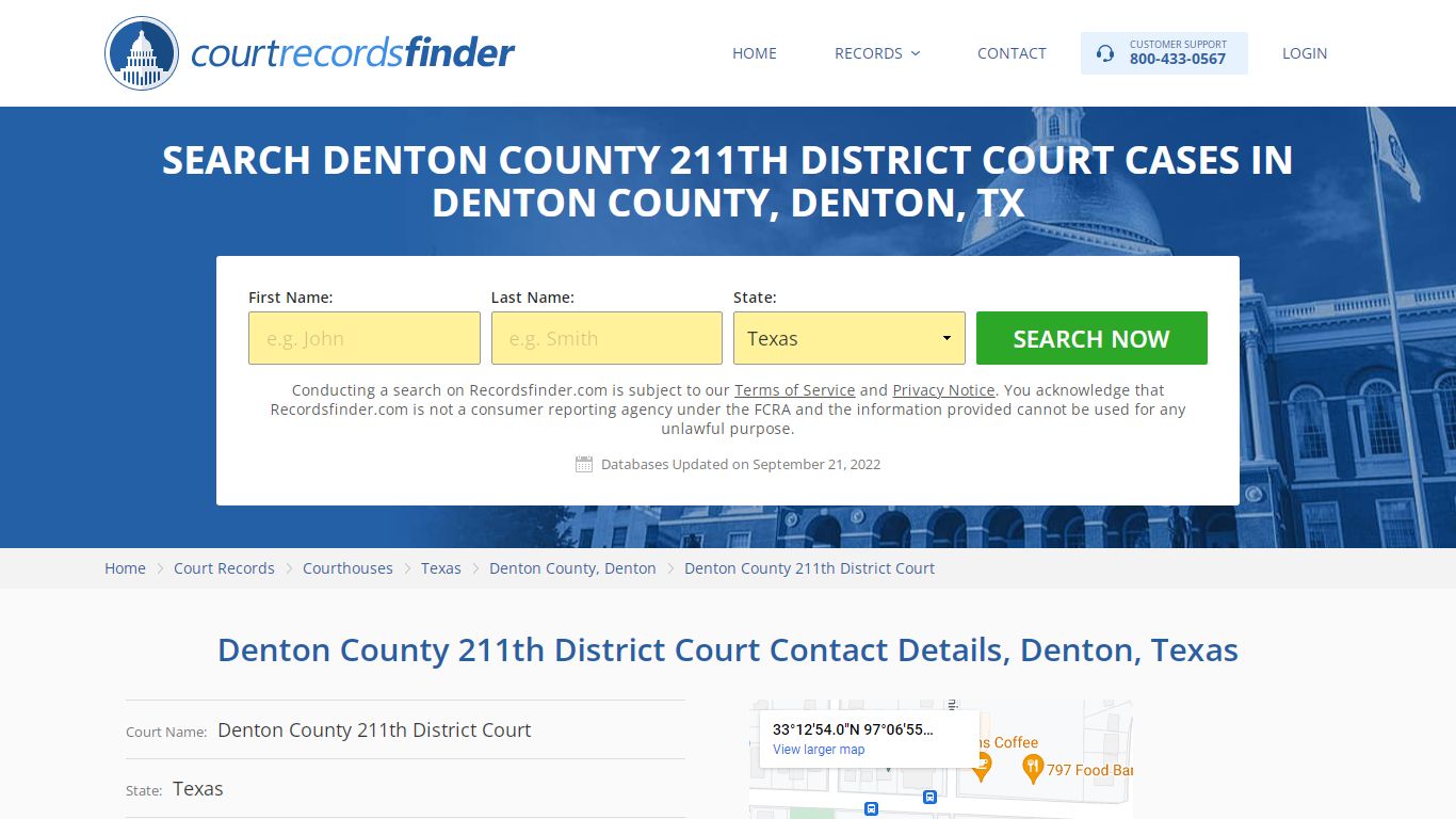 Denton County 211th District Court Case Search - RecordsFinder